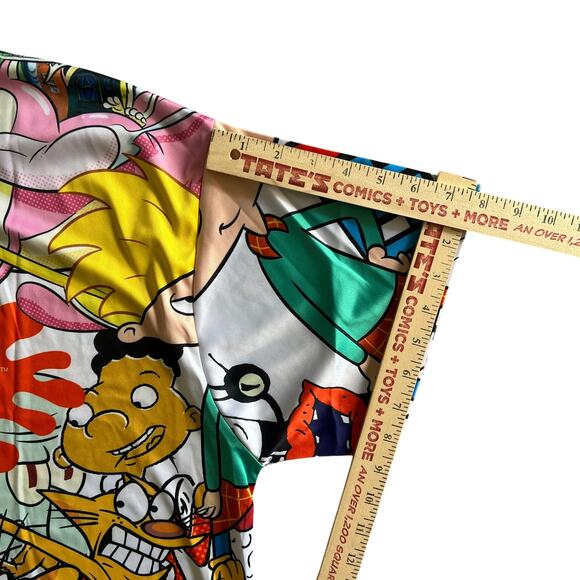 Nickelodeon All-Over Print Graphic Tee Cartoon Collage T-Shirt Men’s L - Picture 6 of 6